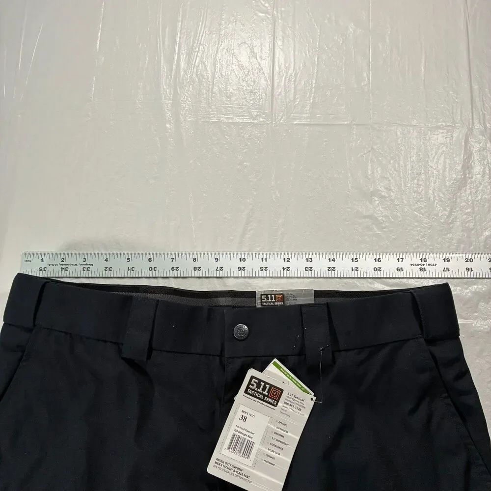 5.11 Tactical B-Class PDU Taclite Ripstop Pant Midnight Navy Size 38 UNHEMMED